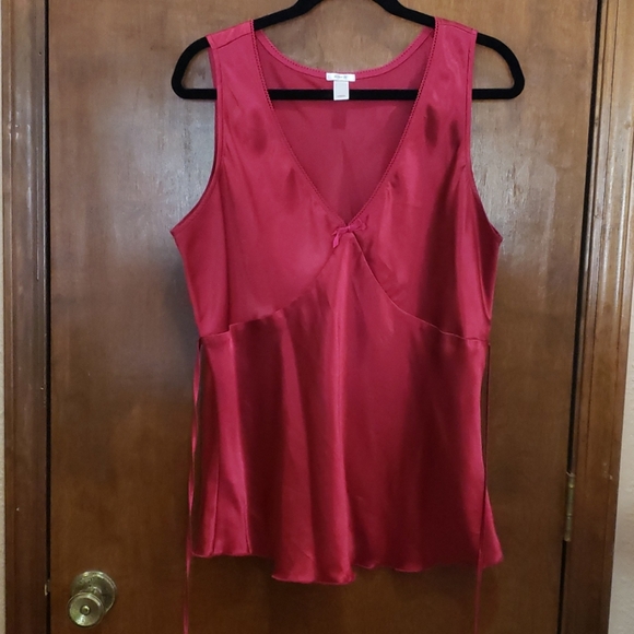 Satin feeling/looking magenta Old Navy Top XLarge - Picture 8 of 12